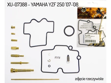 PSYCHIC ZESTAW NAPRAWCZY GAŹNIKA YAMAHA YZF 250 07-08 (26-1278), (26-1275) (NA 1 GAŹNIK) | XU-07388