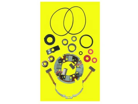 Kit reparatie electromotor ARROWHEAD HONDA TRX/CBR/VT/VTR, KAWASAKI VN/ZRX/ZZR/GPZ, YAMAHA XT/XV/XVZ/YFM (cu suport de perii) | SMU9125