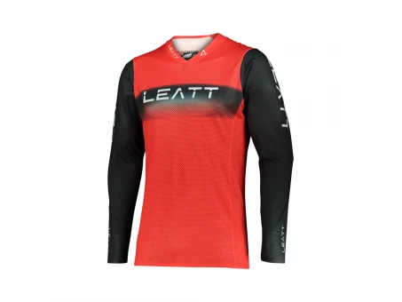 Tricou Leatt Moto 5.5 Ultraweld Jersey Red - Negru/Rosu