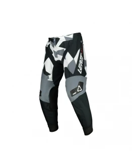 Pantaloni Leatt Moto 4.5 Camo - Negru/Gri/Alb