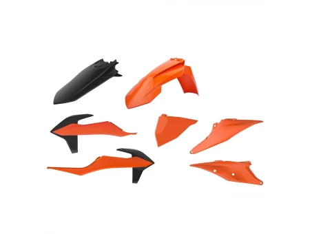Kit plastice POLISPORT - KTM EXC/EXC-F TPI '20-'23 - Portocaliu Negru | 90909