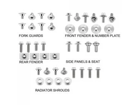 Set suruburi carena HONDA CRF 250R 10-13, CRF 450R 09-12 (BKF-102) | BKF102