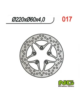 Disc frana fata NG -  APRILIA SCARABEO/LEONARDO/SPORTCITY 50/125/150/200 DERBI RAMBLA 125 '08-12, 300 '10-12, (220X60X4)