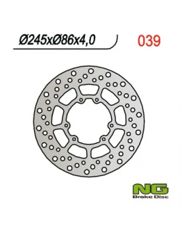 Disc frana fata NG -  YAMAHA XT/XTX 250 '08-21, XT 350 '90-00, YZ 125/250 '89-'91 (245X86X4) (6X6,5MM)