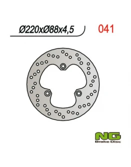 Disc frana spate NG - HONDA CBR 500/600F '87-90, VFR 400 '86-88, NSR 400 '85-91, '06-07, CBR 400RR '87-90, (220x88x4,5MM) (3X10,5MM)