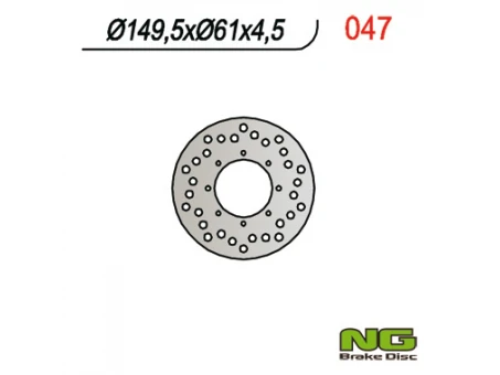 Disc frana spate NG - POLARIS SPORTSMAN 400/500 01-03, (149x61x4,5MM) (8X5,5MM) | NG047