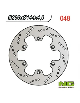 Disc frana fata NG -  HONDA XRV 650 AFRICA TWIN '88-90, CAGIVA CANYON 600 '95-'00, NAVIGATOR 1000 '00-'06, ELEFANT 900 '90-'94, GRAN CANYON 900 '97-00, ELEFANT 750 '94-97, (296x144x4MM) (6x10,5MM)