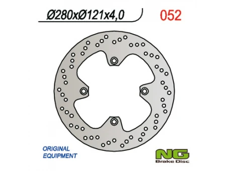 Disc frana fata NG -  SUZUKI DR 650 90-95, DR 750 BIG 88-90 (280X121X4) (4x10,5mm) | NG052