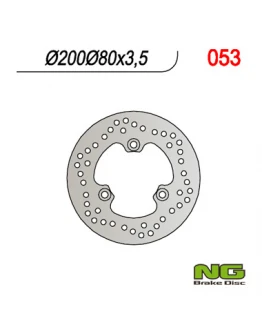 Disc frana fata NG -  KAWASAKI QUAD KLF 220/300/400, KVF 300/400 (200X80X3,5)