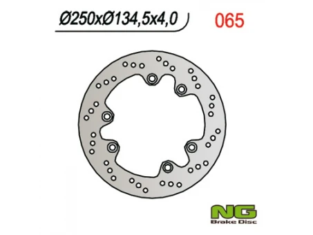 Disc frana spate NG - SUZUKI DR 600/650/750/800 (250x134,5x4) | NG065