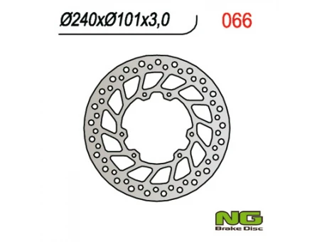 Disc frana fata NG -  HONDA CR 125/250, CRF 250/450 02-14 (240X101X3) | NG066