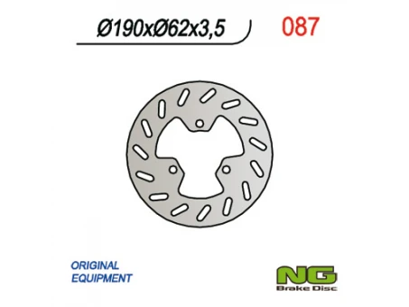 Disc frana fata NG -  DERBI 50 (SKUTERY) (190x62x3,5) | NG087