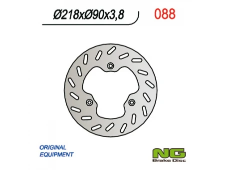 Disc frana fata NG -  DERBI 50 SENDA 94-03 (218X90X3,8+ 3 gauri) | NG088