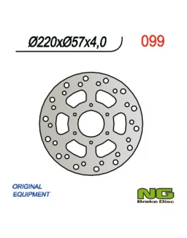 Disc frana spate NG - DERBI GPR50 '97-'03, CAGIVA 50 MITO '98-'99 (220x57x4)