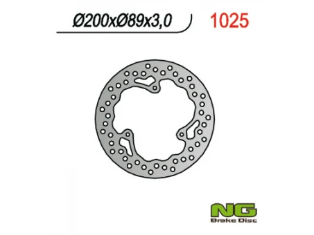 Disc frana fata NG -  KTM 65 SX 98-14 (200X89X3) (3x6,5mm) | NG1025