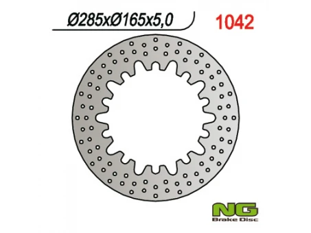 Disc frana fata NG -  BMW K75 84-96, K100 83-9, R100RS 85-94, R80RT 85-95 (285X165X4,8) | NG1042