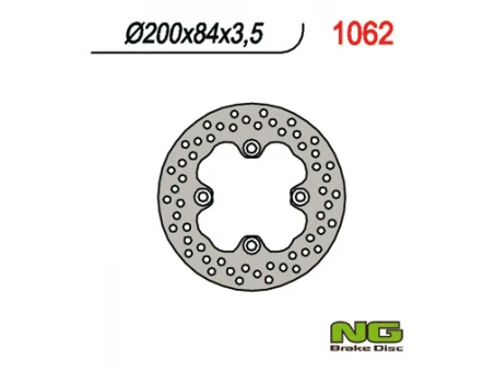 Disc frana fata NG -  KAWASAKI KVF 650/700/750 (200x84x3,5)(4X10,5MM) | NG1062