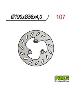Disc frana fata NG - pentru scutere (190x58x4 / 3,7 )
