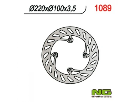 Disc frana spate NG - BETA 50/125 SM/ ENDURO 06-12 (220X100X3,5) (4X6,5MM) | NG1089