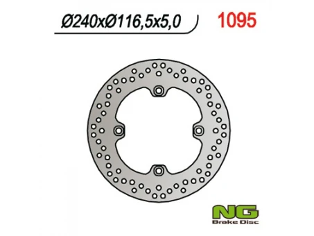 Disc frana spate NG - HONDA CBF 500/600/1000, CBR 600F 11-13 (240X116X5) (4X10,5MM)CBF1000 06-16 | NG1095