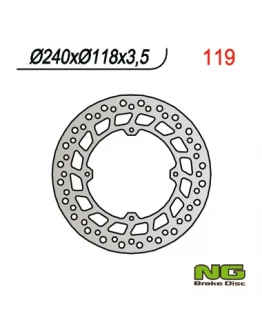 Disc frana fata NG -  HONDA CRM 125, XLR 125, XR 250/600 (240x118x3,5)