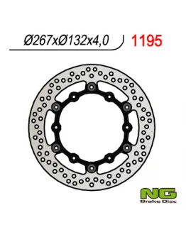 Disc frana fata NG -  YAMAHA RD/XZ/FZ/XJ/FZX/XV (flotant) (267x132x4)