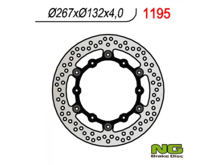 Disc frana fata NG -  YAMAHA RD/XZ/FZ/XJ/FZX/XV (flotant) (267x132x4) | NG1195