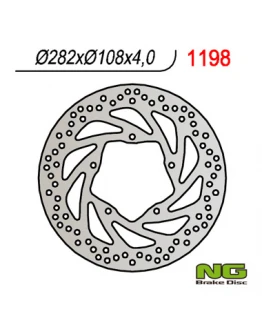 Disc frana fata NG -  YAMAHA YBR250 '07-'11 (282X106X4)
