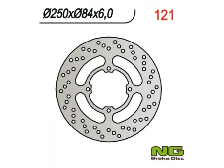 Disc frana spate NG - SUZUKI GS 500E/F 89-08 GSX 600/750 F 89-97 (250X84X6) | NG121