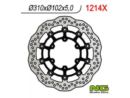 Disc frana fata NG -  SUZUKI GSXR 600 08-18, GSXR 750 08-18, GSXR 1000 09-16, GSX 750Z 08-14 (310X102X5) WAVE flotant | NG1214X