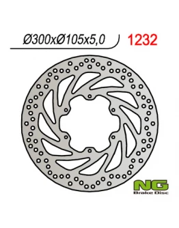 Disc frana fata NG -  BMW F 650 GS/X (300X105X5), F 800GS '13-'16 (6X6,5MM)
