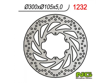 Disc frana fata NG -  BMW F 650 GS/X (300X105X5), F 800GS 13-16 (6X6,5MM) | NG1232