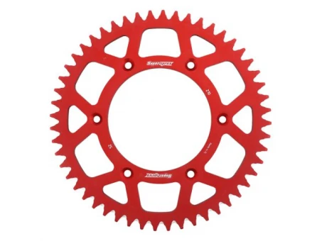 Pinion spate SUPERSPROX Aluminiu 7075-T6 (ERGAL) 289 52 HONDA CR/CRF 83-16 (JTR210.52) Culoare Rosu | RAL-210:52-RED