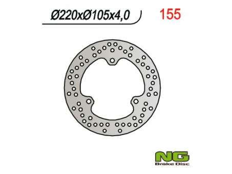 Disc frana spate NG - HONDA X8R 98-04 (220x105x4) | NG155
