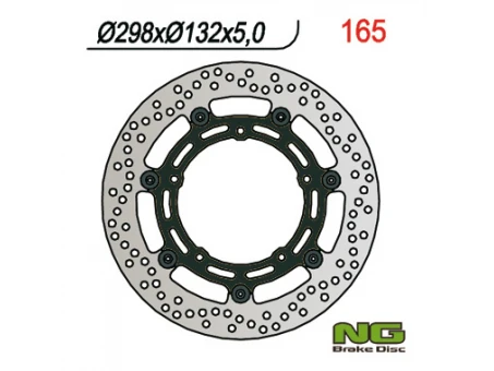 Disc frana fata NG -  YAMAHA FZ6/R6/MT03/MT07/MT09/XJ6 (NG165V) (298x132x5)(5X8,5MM) | NG165
