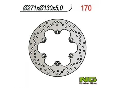 Disc frana fata NG -  KAWASAKI GPZ 500 S (90-03), GPZ 900R, GPZ600/750/900 (271x130x5) (6X10,5MM) | NG170