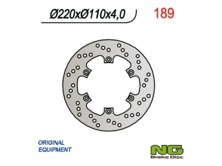 Disc frana spate NG - APRILIA 50 RX 92-05, PEGASO 50, BETA 200/350/400 (220x110x4) | NG189