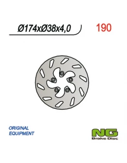 Disc frana fata NG -  ITALJET SKUTER (174x38x4)(5X6,5MM)