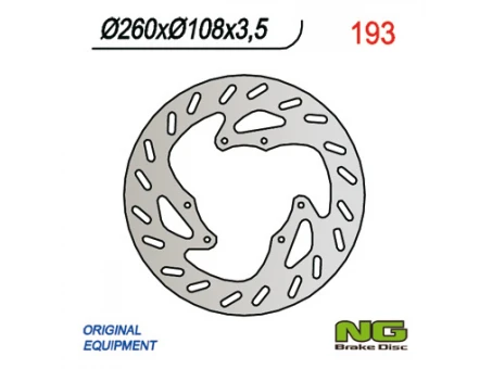 Disc frana fata NG -  DERBI 50/125, GAS GAS 125-450 (260x108x3,5) | NG193