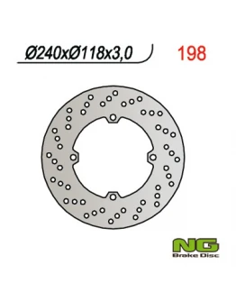 Disc frana fata NG -  HONDA CR 125/250 (89) (240x118x3)