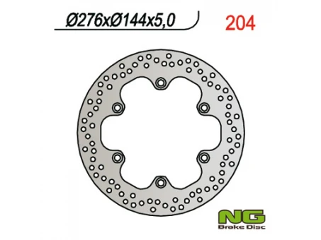 Disc frana fata NG -  HONDA CBR 600F (87-94), XL 600V TRANSALP (87-96), X4 (97-99) NT 650V DEAUVILLE (98-12)CBX /VT/FJS/VF, CBR 125R 03-09, TRIUMH TIGER 900 (93-98) (276X144X5) | NG204