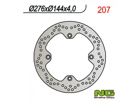 Disc frana fata NG -  HONDA XRV 750 (90-03), AFRICA TWIN (276x144x4) | NG207