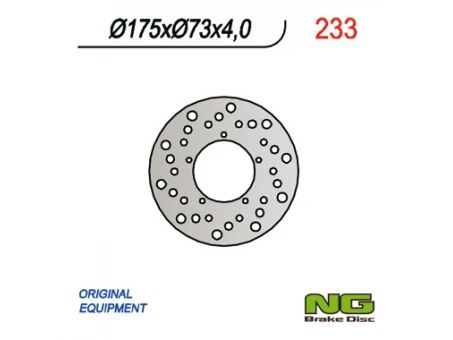 Disc frana fata NG -  SKUTERY PIAGGIO (175x73x4) | NG233