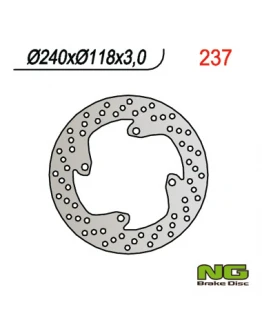 Disc frana fata NG -  HONDA CR 250R '91, CR 500 '87-'91 (240x118x3)