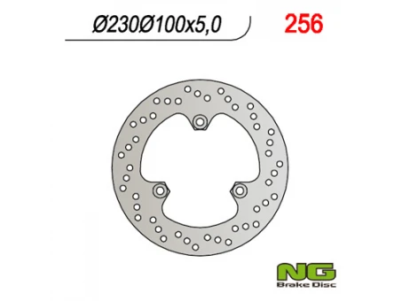 Disc frana spate NG - KAWASAKI GPZ500S 90-03 (230x100x5) (3X10,5mm) | NG256