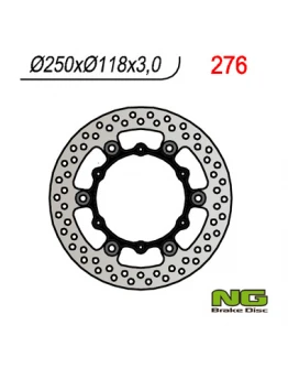 Disc frana fata NG -  YAMAHA YZ/YZF/WRF 01-19 flotant (250x118x3)(6X6,50MM), SUZUKI RM 125/250 '99-'10