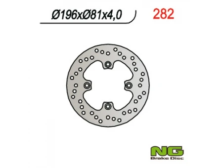 Disc frana spate NG - CAN-AM (BOMBARDIER) 650 00-06 (196X81X4) | NG282
