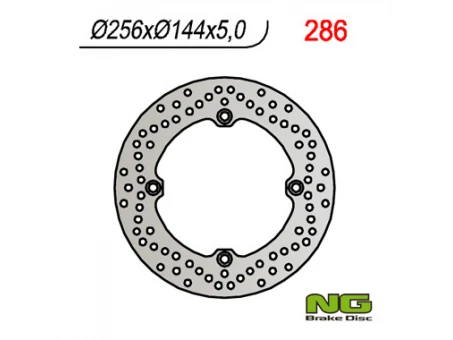 Disc frana spate NG - HONDA XRV 750, XL 1000V, CBR 1100XX (256x144x5,0MM) (4X10,5MM) | NG286