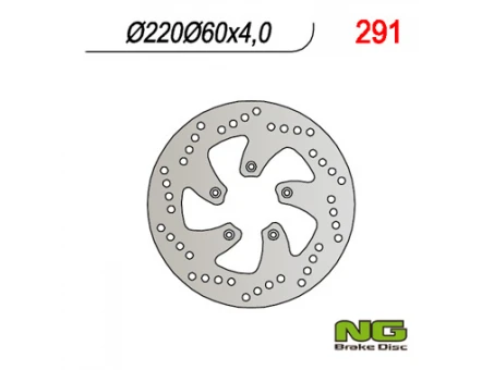 Disc frana fata NG -  APRILIA 50/125/200 SCARABEO (220x60x4) | NG291