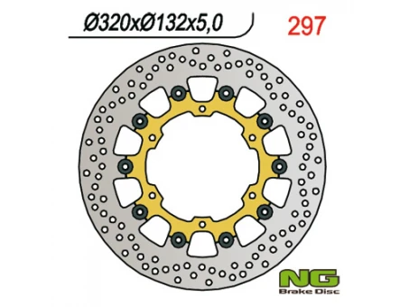 Disc frana fata NG -  YAMAHA FJR1300 03-16, MT-01 05-06, V-MAX 1700 09-16 (320X132X5) flotant | NG297